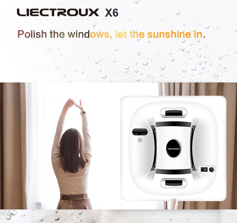 Liectroux X6 Robot Window Vacuum Cleaner | Robovac